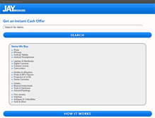 Tablet Screenshot of jaybrokers.com